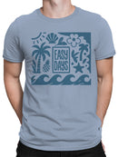 Easy Days Tropical Vibes Art Men's T-shirt