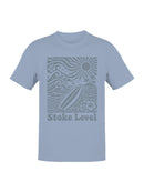 Surf Stoke Level Beach Vibes Men's T-shirt