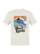 Surf Local Wave Rider Design Men's T-shirt
