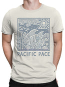 Pacific Pace Surf Design Men's T-shirt