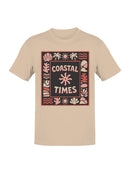 Coastal Times Ocean Vibes Art Men's T-shirt