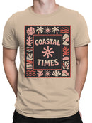 Coastal Times Ocean Vibes Art Men's T-shirt