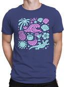 Tropical Beach Vibes Artwork Men's T-shirt
