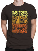 Vibrant Tropical Sailing Adventure Men's T-shirt