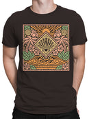 Tropical Beach Aloha Vibes Design Men's T-shirt