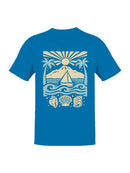 Sunset Sail on Tropical Waters Men's T-shirt