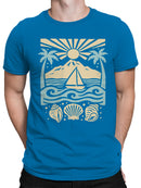 Sunset Sail on Tropical Waters Men's T-shirt