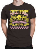 Tropical Surf Vibes "Ride It Out Men's T-shirt