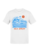 Sea Spray Surfing Wave Art Men's T-shirt