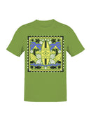 Tropical Surf Design: Palm and Waves Men's T-shirt