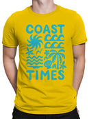 Coastal Vibes Graphic Art Men's T-shirt