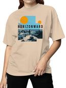 Horizonward Adventure Art Print Women's T-shirt