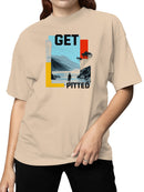 Get Pitted Surf Adventure Art Women's T-shirt
