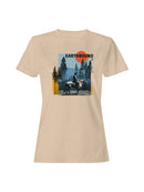 Earthbound Cowboy Wilderness Art Women's T-shirt