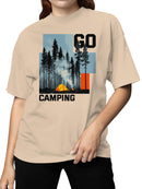 Explore Nature: Go Camping Design Women's T-shirt