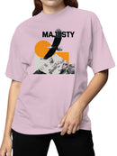 Majestic Eagle and Mountain Art Women's T-shirt