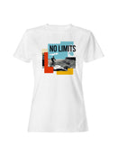 No Limits Adventure Cycling Art Women's T-shirt
