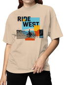 Adventure Ride West Graphic Women's T-shirt