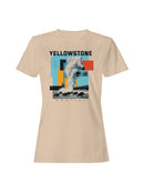 Yellowstone Geyser Art - Montana Women's T-shirt