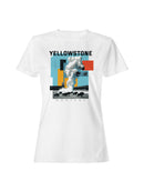 Yellowstone Geyser Art - Montana Women's T-shirt