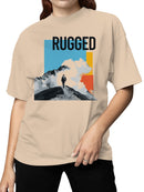 Rugged Mountain Adventure Design Women's T-shirt