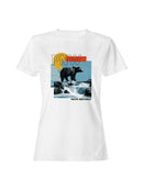 PNW Bear with Scenic Cascade Women's T-shirt