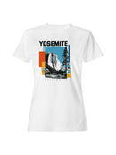 Yosemite California Vintage Art Women's T-shirt