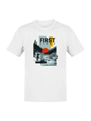First Light Fly Fishing Landscape Men's T-shirt