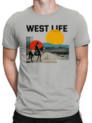 Western Sunset Cowboy Adventure Men's T-shirt