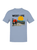Western Sunset Cowboy Adventure Men's T-shirt