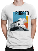 Rugged Mountain Adventure Design Men's T-shirt