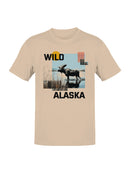 Majestic Wild Alaska Moose Scene Men's T-shirt
