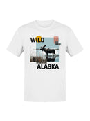 Majestic Wild Alaska Moose Scene Men's T-shirt