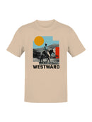 Westward Cowboy Ride Vista Men's T-shirt