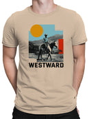 Westward Cowboy Ride Vista Men's T-shirt