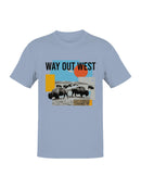 Way Out West Bison Art Men's T-shirt