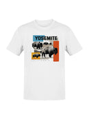 Yosemite Bison Landscape Art Men's T-shirt