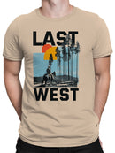 Last West Cowboy at Sunset Men's T-shirt