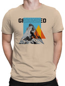 Grounded Mountain Adventure Art Men's T-shirt