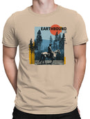 Earthbound Cowboy Wilderness Art Men's T-shirt