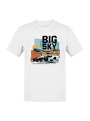 Big Sky Bison Landscape Art Men's T-shirt