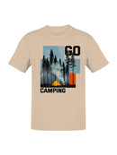 Explore Nature: Go Camping Design Men's T-shirt
