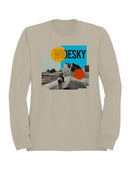 Wide Sky Western Landscape Art Men's Sweatshirt