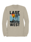 Last West Cowboy at Sunset Men's Sweatshirt