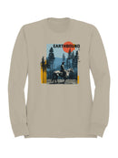 Earthbound Cowboy Wilderness Art Men's Sweatshirt