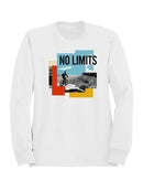 No Limits Adventure Cycling Art Women's Sweatshirt