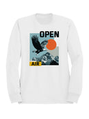 Open Air Eagle Adventure Art Women's Sweatshirt