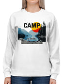 Retro Van Adventure Graphic Women's Sweatshirt