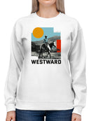 Westward Cowboy Ride Vista Women's Sweatshirt