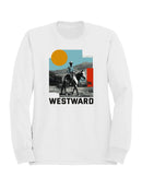 Westward Cowboy Ride Vista Women's Sweatshirt